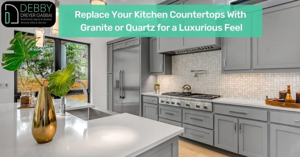 Replace Your Kitchen Countertops With Granite or Quartz for a Luxurious Feel