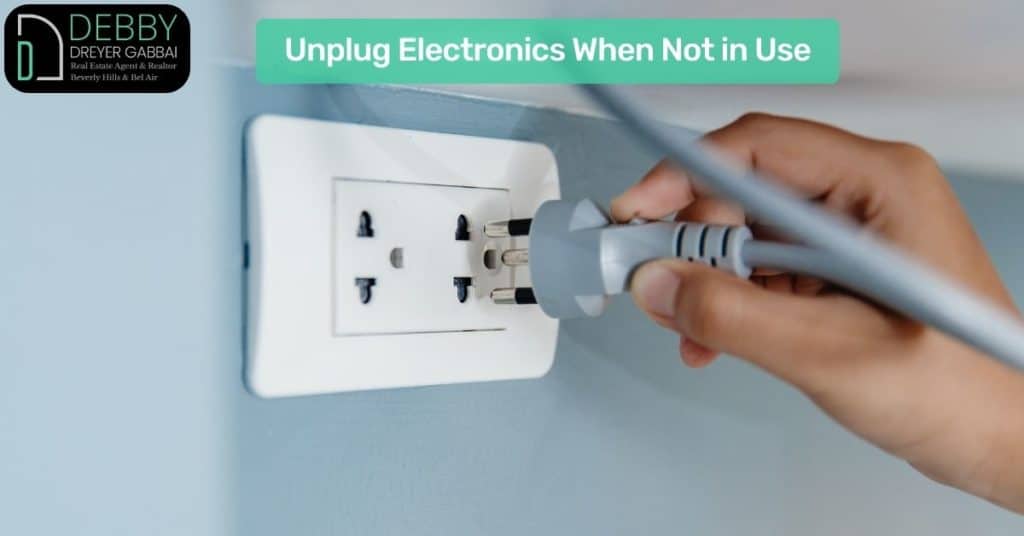 Unplug Electronics When Not in Use