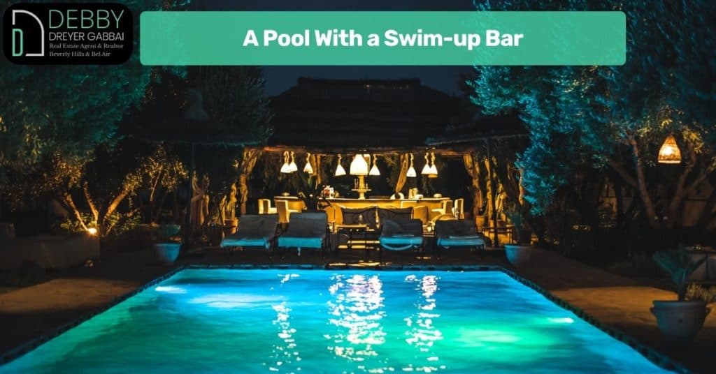 A Pool With a Swim-up Bar