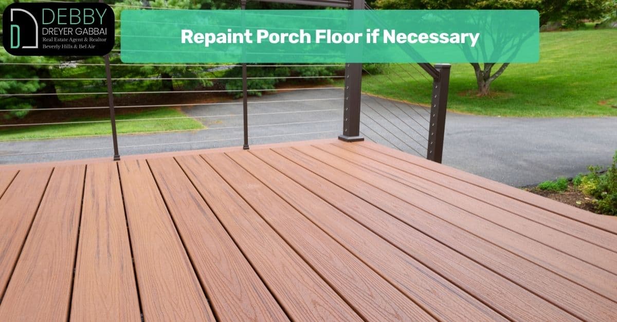 Repaint Porch Floor if Necessary