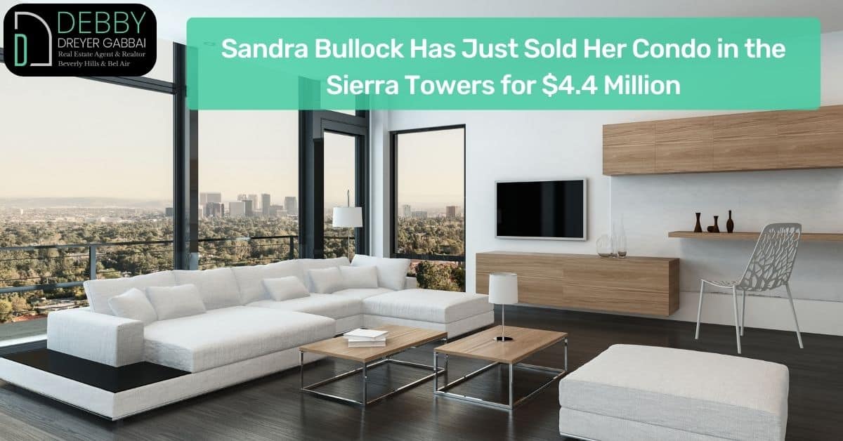 Sandra Bullock Has Just Sold Her Condo in the Sierra Towers for $4.4 Million