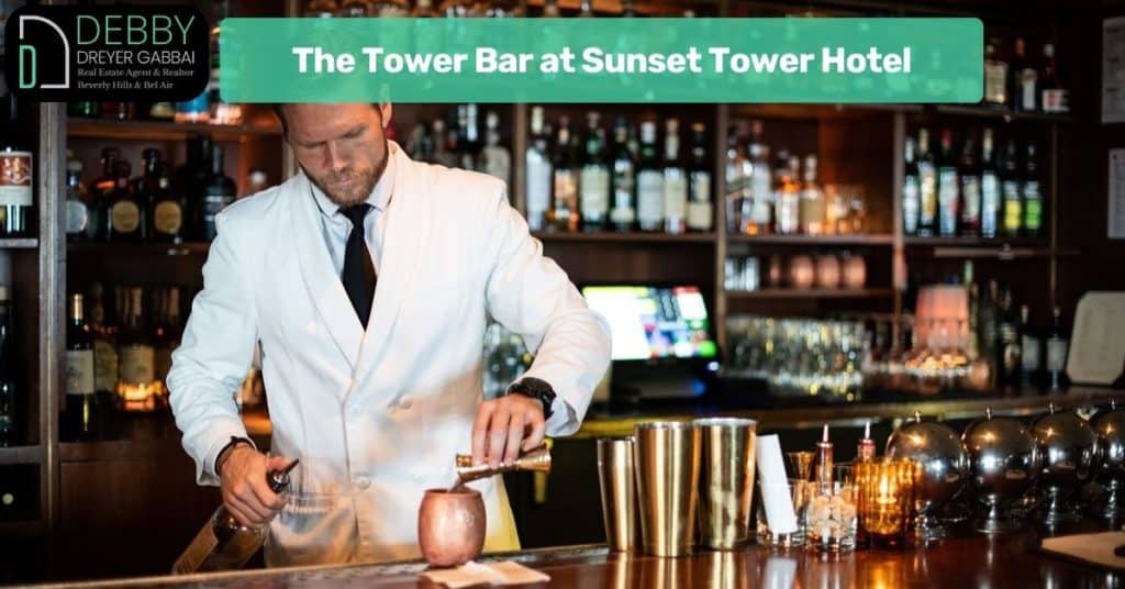 The Tower Bar at Sunset Tower Hotel